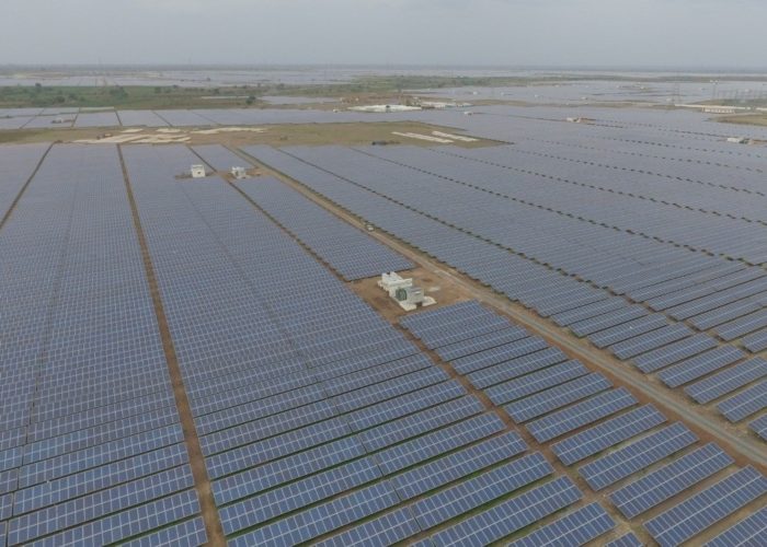A 500MW solar project in India. Image: Risen Energy.
