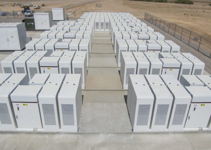 NextEra's Salt River Battery Storage system in Arizona, US. Image: NextEra