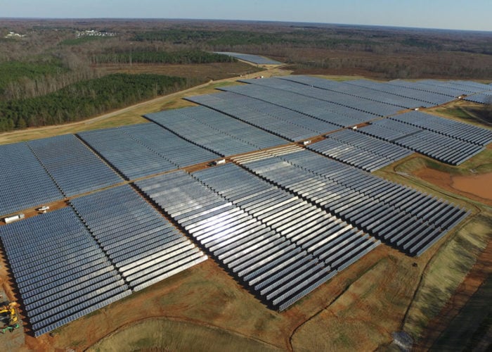 Dominion Energy's Scott solar plant in Virginia. Image: Dominion Energy