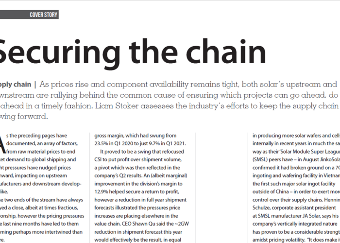 Securing the chain