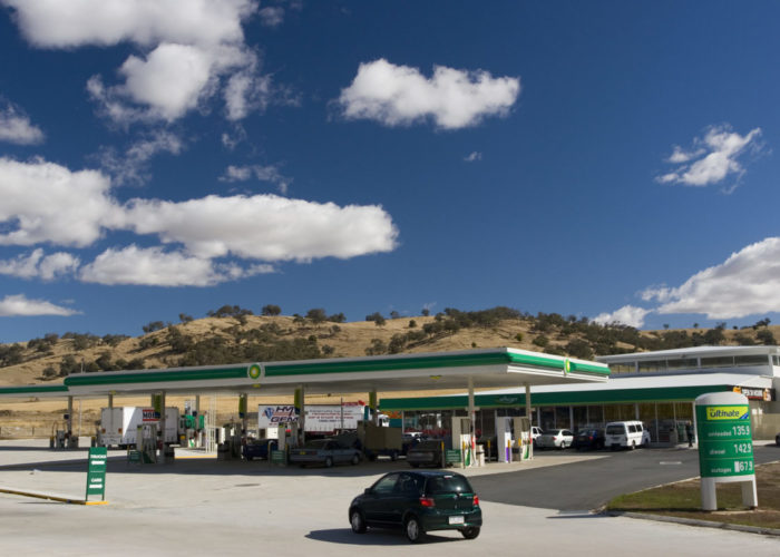 One of BP's service stations along Hume Highway in Gundagai, New South Wales. Image: Lightsource BP.