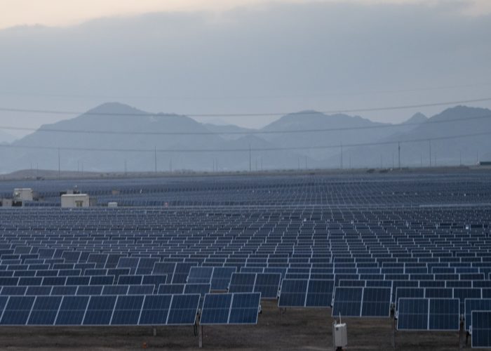 Shell’s 25MW Qabas solar plant in Oman. Image: Shell.