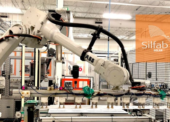 Silfab's fully automated module assembly plant in Canada. Image: Silfab