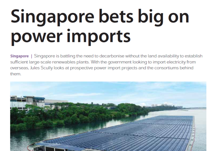 Singapore bets big on power imports