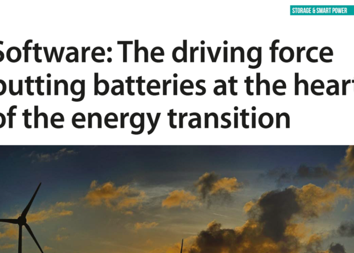 Software The driving force putting batteries at the heart of the energy transition
