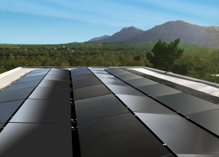 Solaria shingled module install in California -- Solaria Buglet Solar