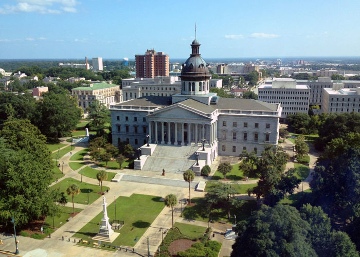 South Carolina State House. Image: HaloMasterMind/Wikimedia Commons.