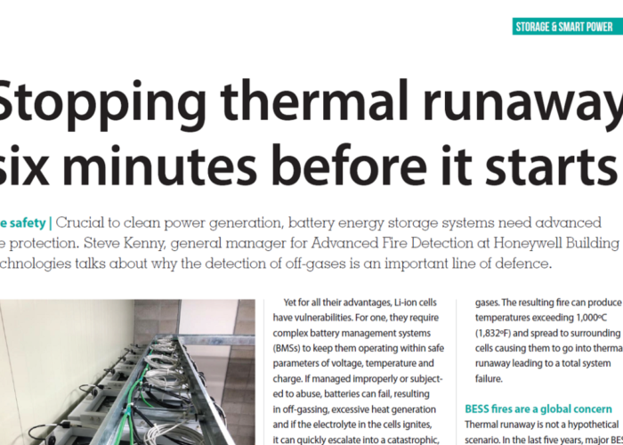Stopping thermal runaway six minutes before it starts