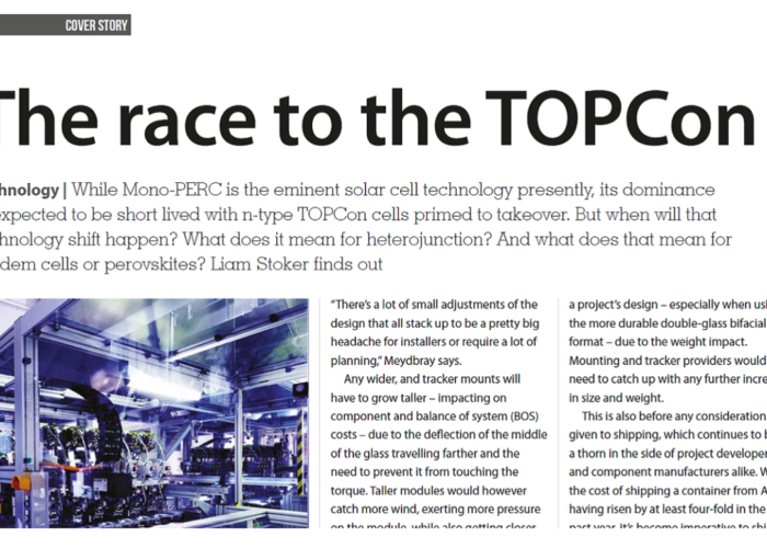 The race to the TOPCon