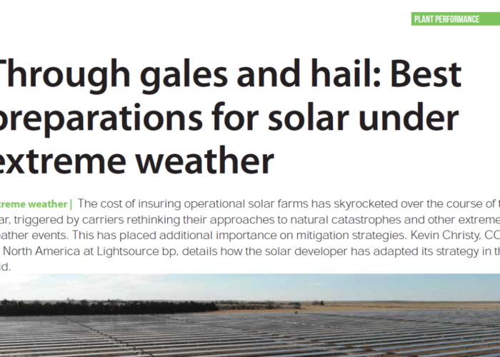 Through gales and hail