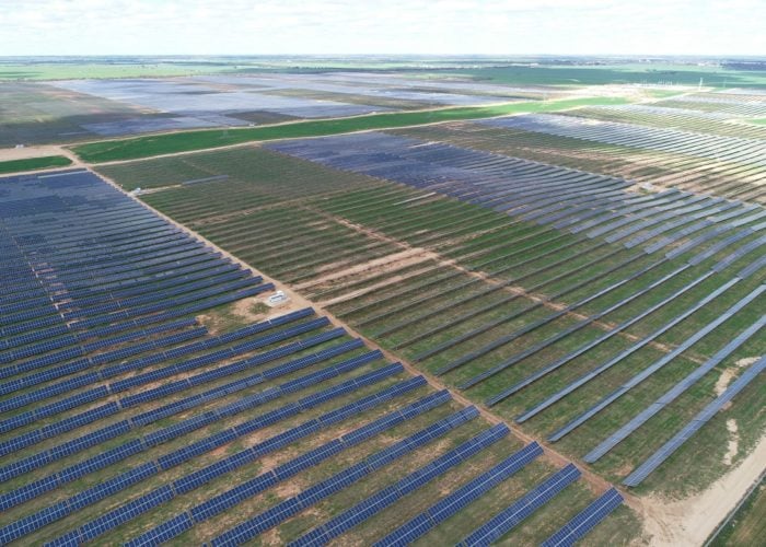 The 256MWp Kiamal Solar Farm (pictured) in the Australian state of Victoria. Image: Total Eren.