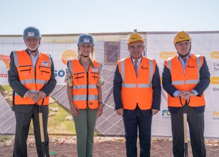 TotalEnergies and Soltec delegates inaugurate the start of construction at a solar PV plant in Spain