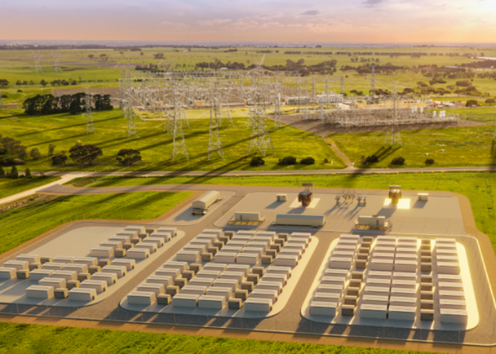 Neoen owns the 'Victoria Big Battery', a 300MW battery storage system in Geelong, Australia. Image: Neoen.