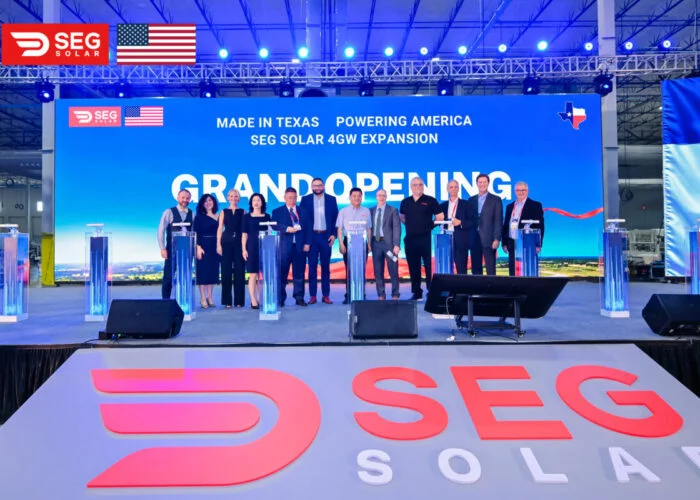 The factory is also among the largest heterojunction (HJT) module assembly plants in the country, according to SEG. Image: SEG Solar.