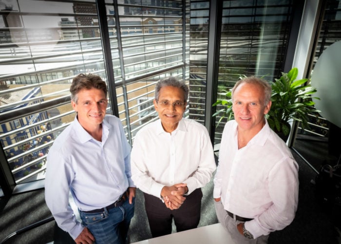 L-R Simon Morrish (CEO Xlinks), Paddy Padmanathan (Vice-Chair Xlinks), Dave Lewis (Chair Xlinks)