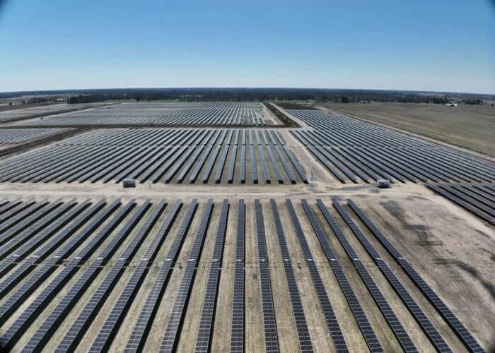 Solar PV project from Zelestra in Jasper County, Indiana.
