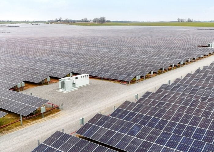 A solar-plus-storage project using ABB products.