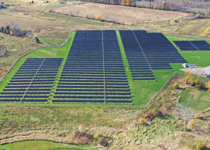 An Aspen Power community solar project.