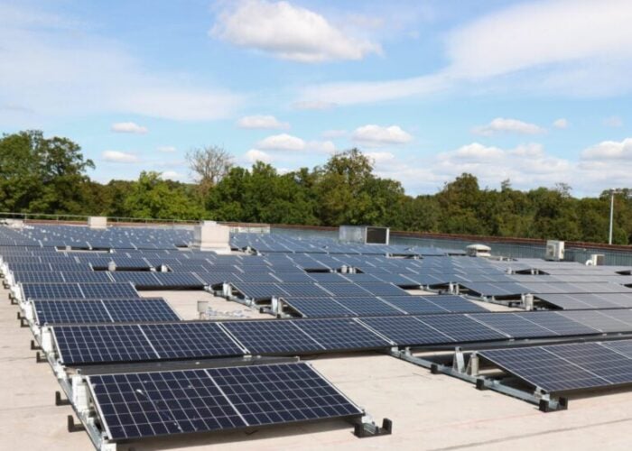 An Atrato Group rooftop solar project.
