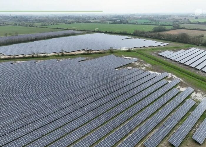 A BayWa solar project in the UK.
