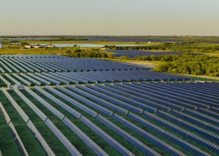 The Briar Creek solar project is bp's 153MW facility in Texas. Image: bp