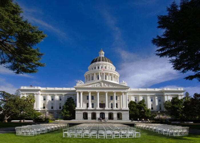 The California state capitol.