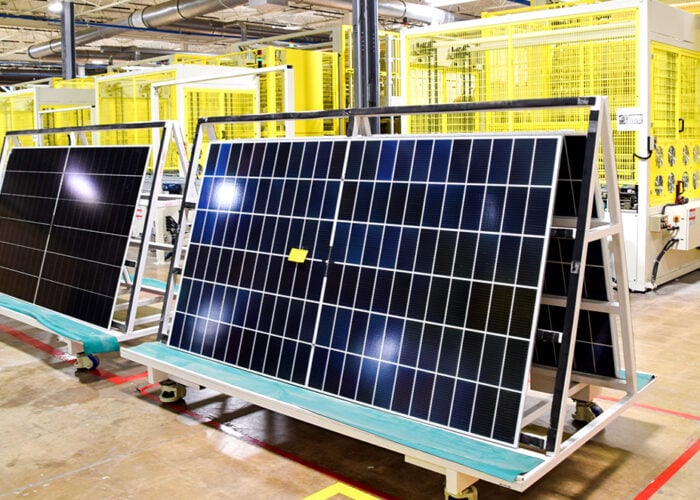 A Canadian Solar manufacturing facility.