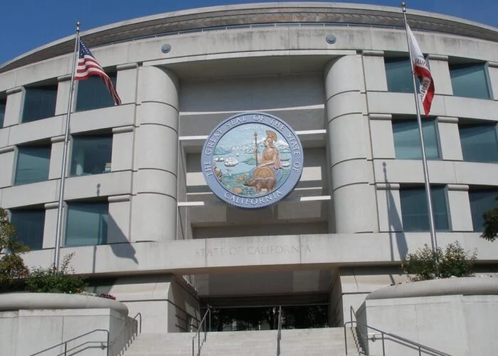 The CPUC offices in the he Edmund G. "Pat" Brown State Office Building in California.