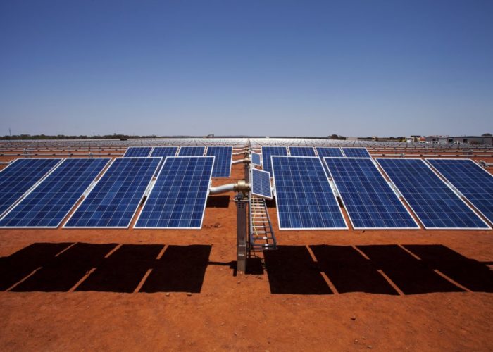 A solar PV module array in Australia deployed in a Neoen-managed project.