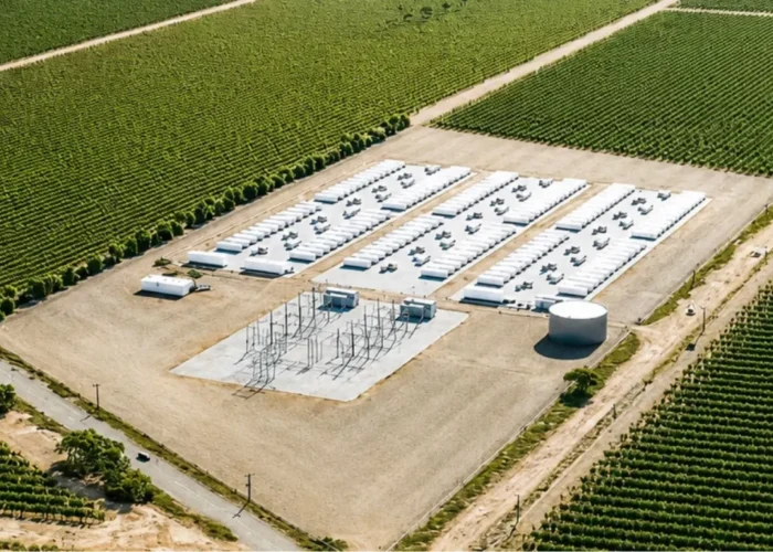 The 800MWh Koolunga BESS (pictured) represents more than half of Firmus’ initial firming capacity commitment. Image: Firmus Technologies.