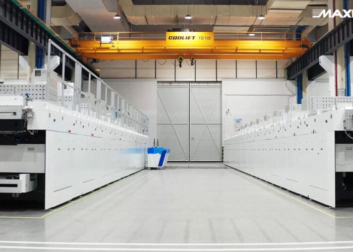 The result was certified by China’s National Institute of Metrology (NIM) on a G12H commercial-size cell. Image: Suzhou Maxwell Technologies.