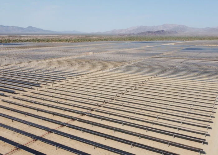 An EDF solar PV project.