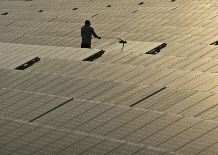 Cleaning Solar panel