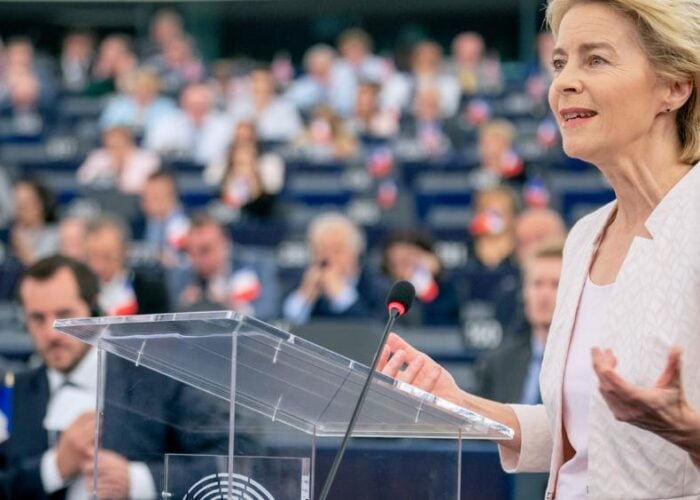 Ursula von der Leyen, president of the European Commission.