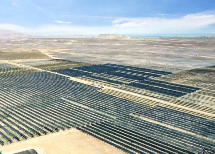The Garadagh solar project.