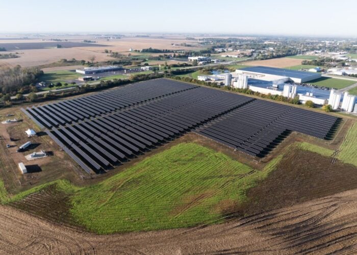The City of Sandwich solar array.