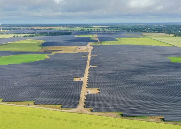 The portfolio comprises of Sidłowo PV Plant at 290 MWp, Kikowo PV Plant at 235 MWp, and Dobrowo PV Plant at 197 MWp. Image: Goldbeck Solar.