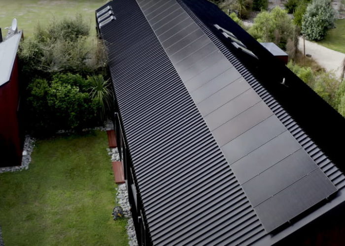 Solar panels installed in Christchurch, New Zealand. Credit: Harrisons Solar