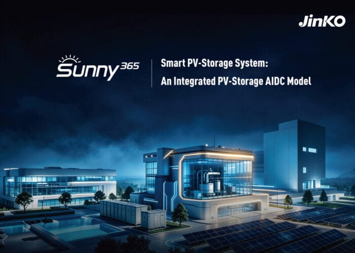 JinkoSolar's “Sunny 365” smart solar-storage system for artificial intelligence data centres (AIDC).