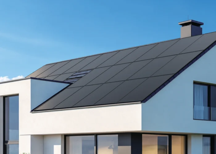 JinkoSolar rooftop modules.