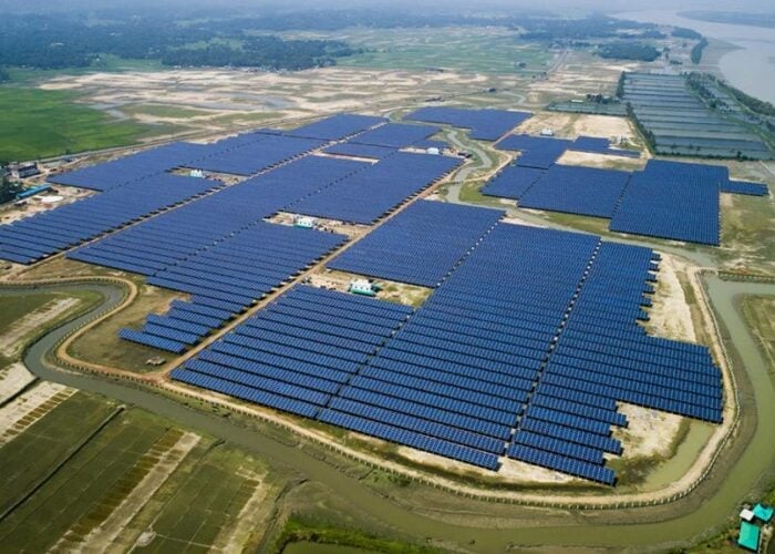 A solar project in Bangladesh.