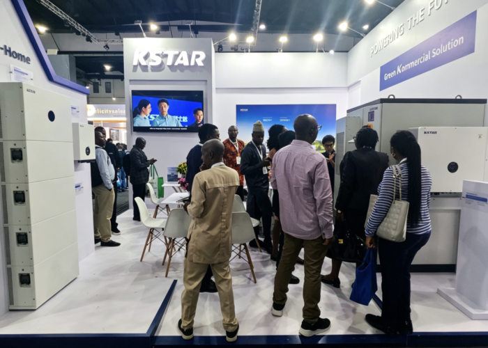 KSTAR's booth at Solar & Storage Live Nigeria.