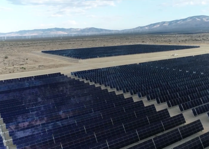 Leeward's 100MW Rabbitbrush solar facility in California. Credit: Leeward Renewable Energy