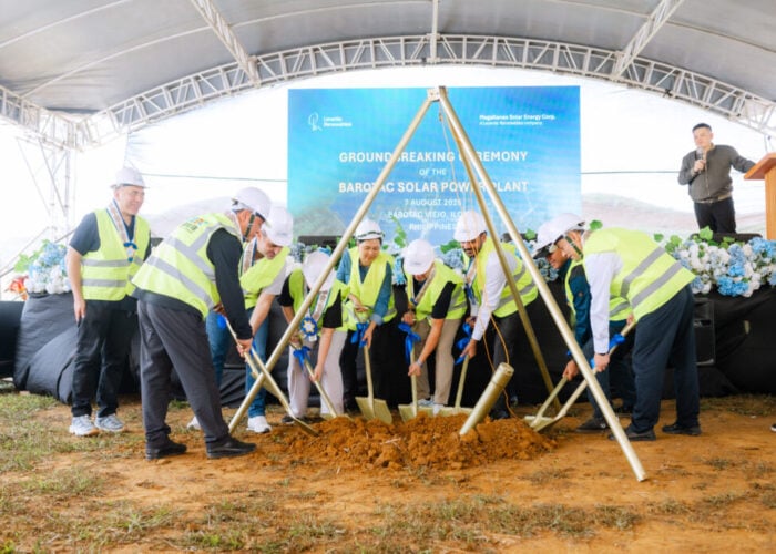 Levanta Renewables' groundbreaking ceremony for the Barotac Viejo solar-plus-storage project in the Philippines.