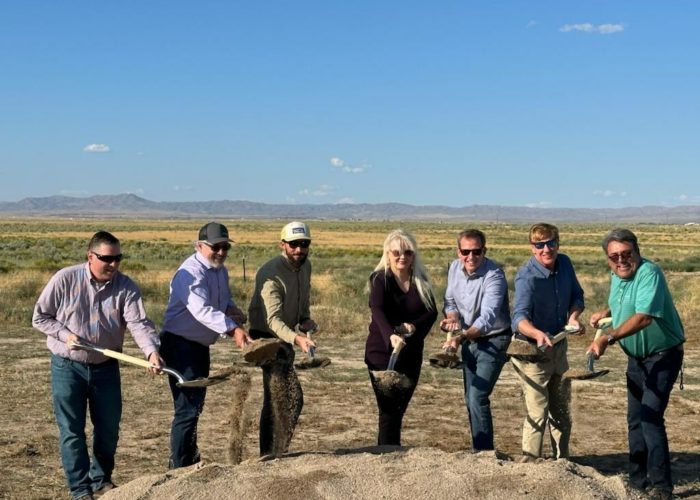 Matrix Renewables and rPlus Energies broke ground on the Pleasant Valley solar project this week. Image: Matrix Renewables