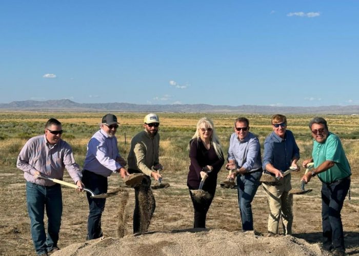 Matrix Renewables and rPlus Energies broke ground on the Pleasant Valley solar project this week. Image: Matrix Renewables