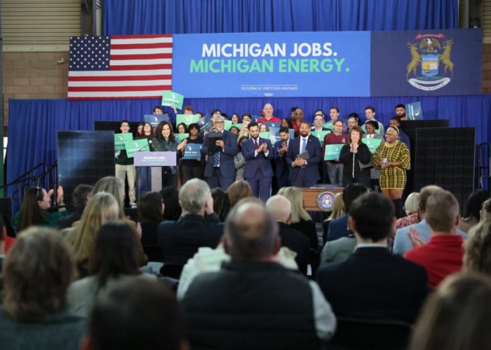Michigan is now the 12th US state to commit to using renewables to meet 100% of its energy demand. Image: Michigan Government