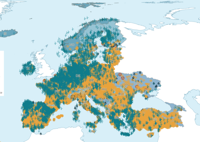 Operating industrial solar parks in the EU