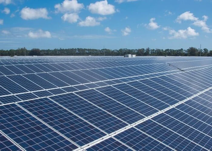 A NextEra Energy Resources solar project.