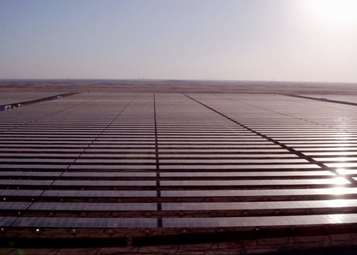 The Benban solar park in Egypt, owned by ib vogt, has a capacity of  50MW. Credit: ib vogt